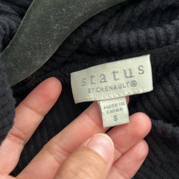 “Status By Chenault: Cowl Neck Long sleeve sweater size small” - Picture 3 of 7